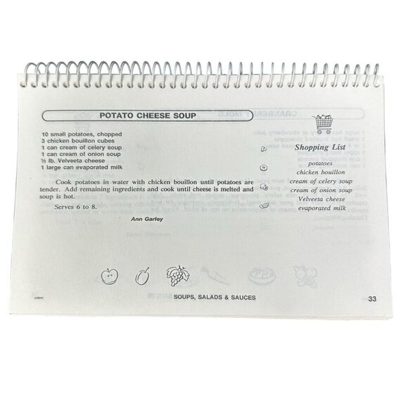 Vintage Cherished Recipes Cookbook Flora United Methodist Church Spiral Wire MS - Picture 8 of 11